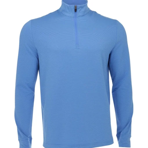 Ben Hogan Feeder Stripe 1/4 Zip Outerwear Pullover Golf Apparel