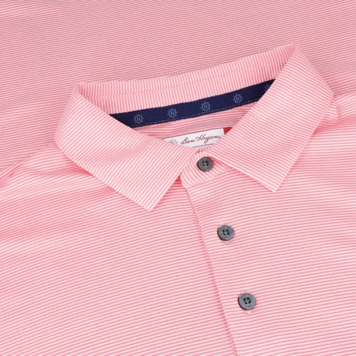 Ben Hogan Fineline Shirt Polo Short Sleeve Golf Apparel