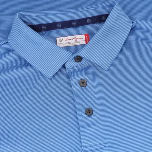 Ben Hogan Fineline Shirt Polo Short Sleeve Golf Apparel