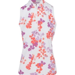 Ben Hogan Floral Printed Shirt Polo Short Sleeve Golf Apparel