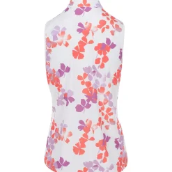 Ben Hogan Floral Printed Shirt Polo Short Sleeve Golf Apparel