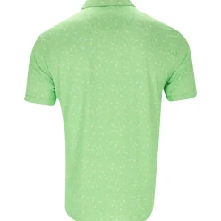 Ben Hogan Heather Golf Club Print Shirt Polo Short Sleeve Golf Apparel
