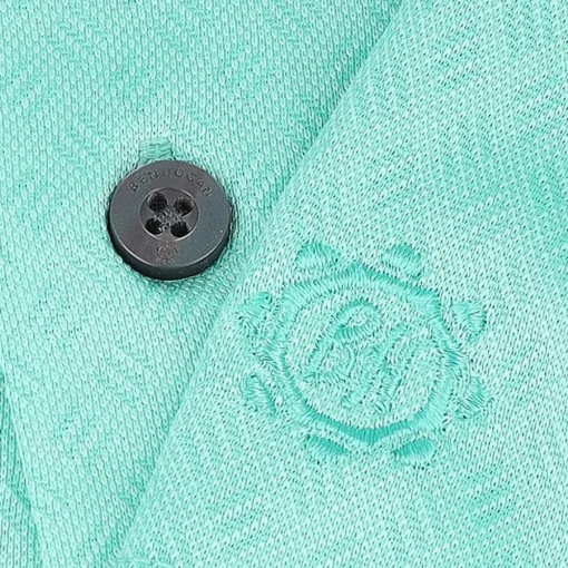 Ben Hogan Jacquard Shirt Polo Short Sleeve Golf Apparel