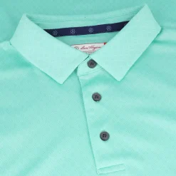 Ben Hogan Jacquard Shirt Polo Short Sleeve Golf Apparel