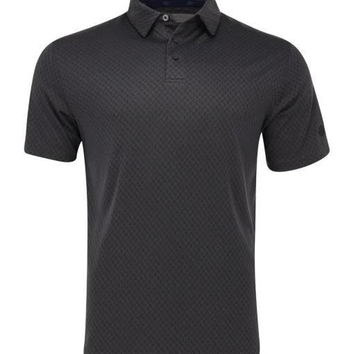Ben Hogan Jacquard Shirt Polo Short Sleeve Golf Apparel
