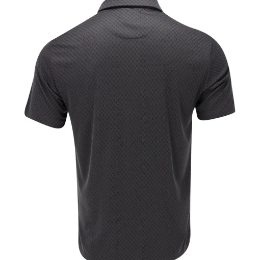 Ben Hogan Jacquard Shirt Polo Short Sleeve Golf Apparel