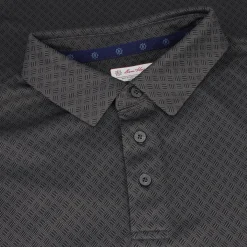 Ben Hogan Jacquard Shirt Polo Short Sleeve Golf Apparel