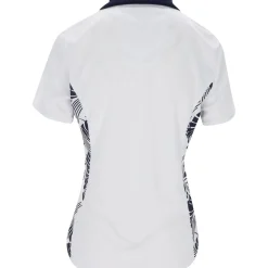 Ben Hogan Leaf Print Blocked Shirt Polo Short Sleeve Golf Apparel