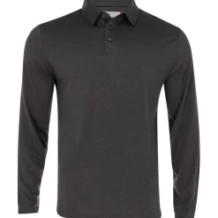 Ben Hogan LS Micro Birdseye Shirt Polo Long Sleeve Golf Apparel