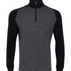 Ben Hogan Lux Touch 1/4 Zip Blocked Top Outerwear Pullover Golf Apparel