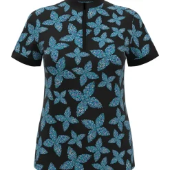 Ben Hogan Pixel Floral Shirt Polo Short Sleeve Golf Apparel