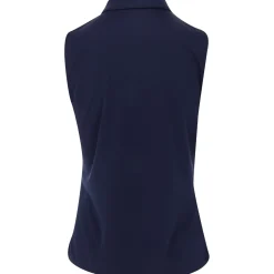 Ben Hogan SL Ventilation Solid Zip Shirt Polo Short Sleeve Golf Apparel