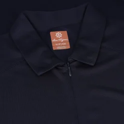 Ben Hogan SL Ventilation Solid Zip Shirt Polo Short Sleeve Golf Apparel