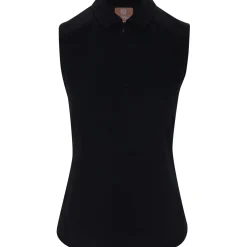 Ben Hogan SL Ventilation Solid Zip Shirt Polo Short Sleeve Golf Apparel