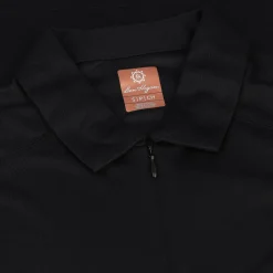 Ben Hogan SL Ventilation Solid Zip Shirt Polo Short Sleeve Golf Apparel