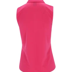 Ben Hogan SL Ventilation Solid Zip Shirt Polo Short Sleeve Golf Apparel