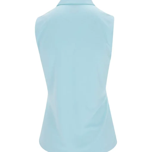 Ben Hogan SL Ventilation Solid Zip Shirt Polo Short Sleeve Golf Apparel