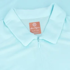 Ben Hogan SL Ventilation Solid Zip Shirt Polo Short Sleeve Golf Apparel