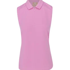Ben Hogan SL Ventilation Solid Zip Shirt Polo Short Sleeve Golf Apparel