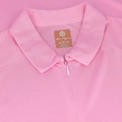 Ben Hogan SL Ventilation Solid Zip Shirt Polo Short Sleeve Golf Apparel