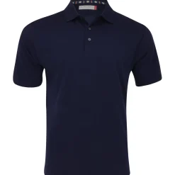 Ben Hogan Solid Ottoman Textured Shirt Polo Short Sleeve Golf Apparel