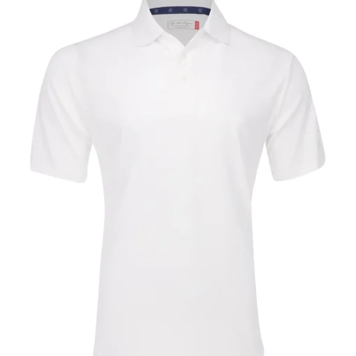 Ben Hogan Solid Ottoman Textured Shirt Polo Short Sleeve Golf Apparel