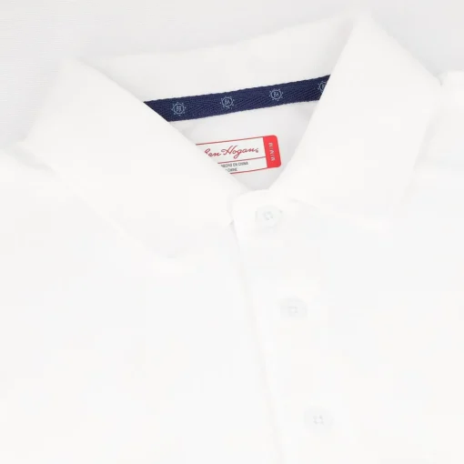 Ben Hogan Solid Ottoman Textured Shirt Polo Short Sleeve Golf Apparel