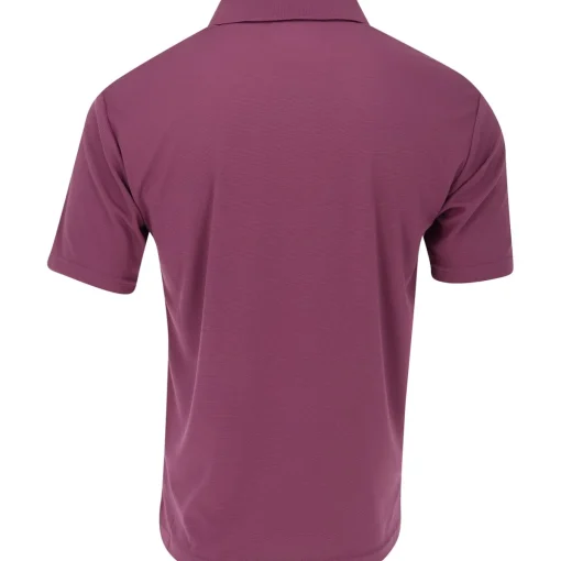 Ben Hogan Solid Ottoman Textured Shirt Polo Short Sleeve Golf Apparel