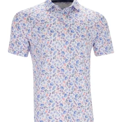 Ben Hogan SpringTime Printed Shirt Polo Short Sleeve Golf Apparel