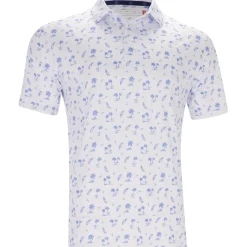 Ben Hogan Tropical Golf Print Shirt Polo Short Sleeve Golf Apparel