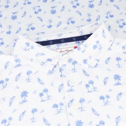 Ben Hogan Tropical Golf Print Shirt Polo Short Sleeve Golf Apparel