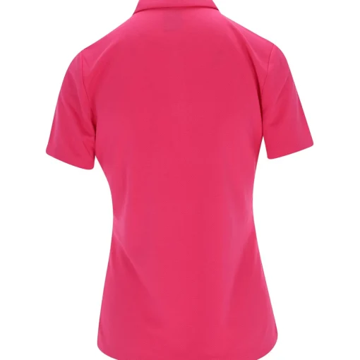 Ben Hogan Ventilation Solid Zip Shirt Polo Short Sleeve Golf Apparel