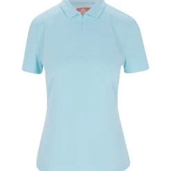 Ben Hogan Ventilation Solid Zip Shirt Polo Short Sleeve Golf Apparel