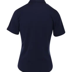Ben Hogan Ventilation Solid Zip Shirt Polo Short Sleeve Golf Apparel