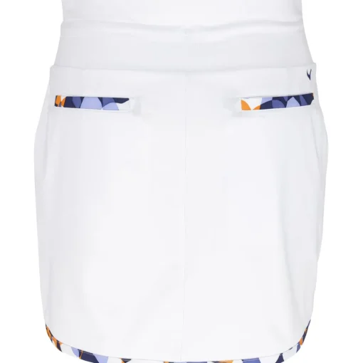 Callaway 17" Abstract Floral Blocked Drawstring Skort Regular Golf Apparel