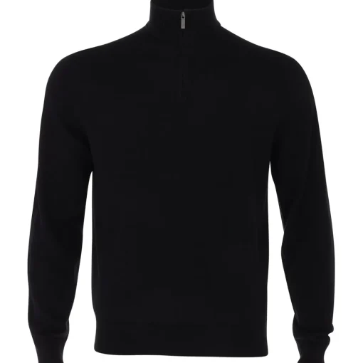 Callaway 1/4 Zip Mock Merino Wool Sweater Pullover Golf Apparel