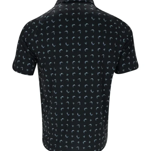 Callaway Abstract Swing Chevron Print Shirt Polo Short Sleeve Golf Apparel