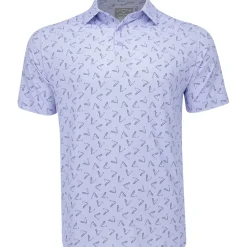 Callaway All Over Large Chevron Print Shirt Polo Short Sleeve Golf Apparel