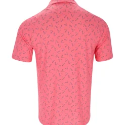 Callaway All Over Large Chevron Print Shirt Polo Short Sleeve Golf Apparel
