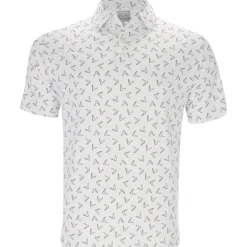 Callaway All Over Large Chevron Print Shirt Polo Short Sleeve Golf Apparel