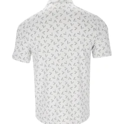 Callaway All Over Large Chevron Print Shirt Polo Short Sleeve Golf Apparel