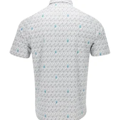 Callaway All Over Scotch Novelty Print Shirt Polo Short Sleeve Golf Apparel