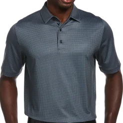 Callaway All-Over Chevron Foulard Print Shirt Polo Short Sleeve Golf Apparel
