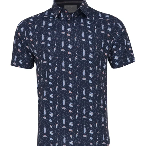 Callaway All-Over Golf Essentials Shirt Polo Short Sleeve Golf Apparel