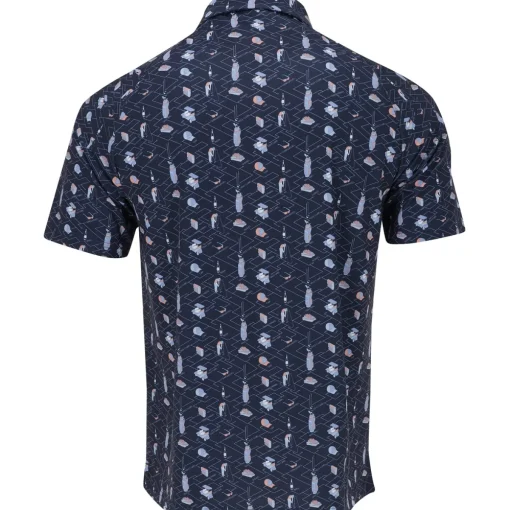 Callaway All-Over Golf Essentials Shirt Polo Short Sleeve Golf Apparel