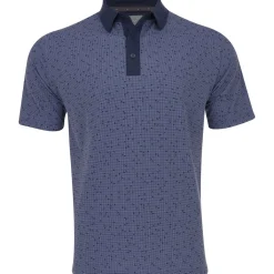 Callaway All-Over Trademark Chev Print Shirt Polo Short Sleeve Golf Apparel