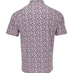 Callaway All-Over Trademark Abstract Shirt Polo Short Sleeve Golf Apparel