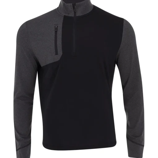 Callaway Aquapel Lightweight Mixed Media 1/4 Zip Outerwear Pullover Golf Apparel