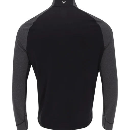 Callaway Aquapel Lightweight Mixed Media 1/4 Zip Outerwear Pullover Golf Apparel
