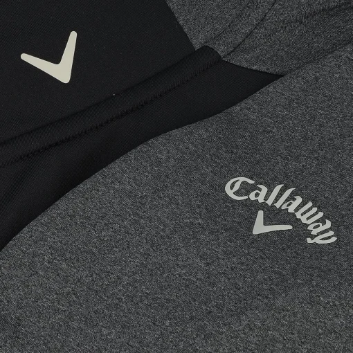 Callaway Aquapel Lightweight Mixed Media 1/4 Zip Outerwear Pullover Golf Apparel